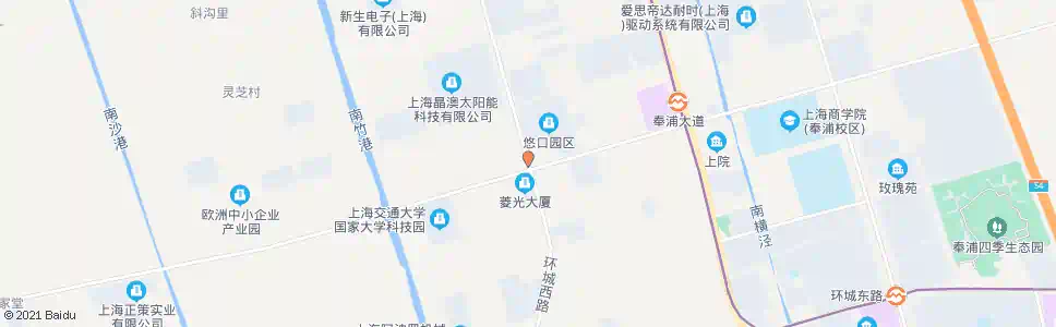 上海环城西路奉浦大道_公交站地图_上海公交_妙搜公交查询2025