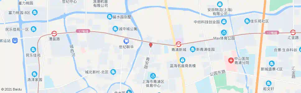 上海青安路盈港路_公交站地图_上海公交_妙搜公交查询2025