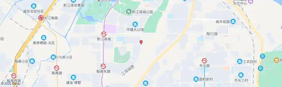 上海国晓路江湾城路_公交站地图_上海公交_妙搜公交查询2025