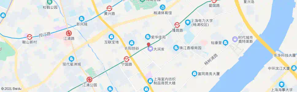 上海长阳路临青路_公交站地图_上海公交_妙搜公交查询2025