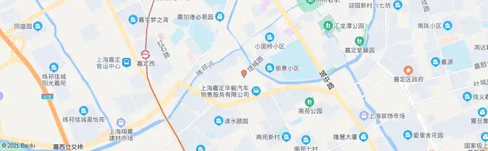 上海塔城路高昌路_公交站地图_上海公交_妙搜公交查询2025