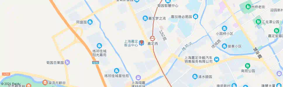 上海嘉定客运中心_公交站地图_上海公交_妙搜公交查询2025