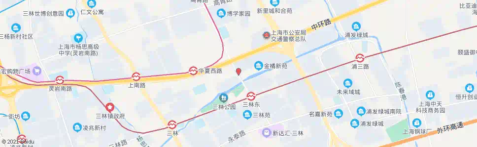 上海尚博路东明路_公交站地图_上海公交_妙搜公交查询2025