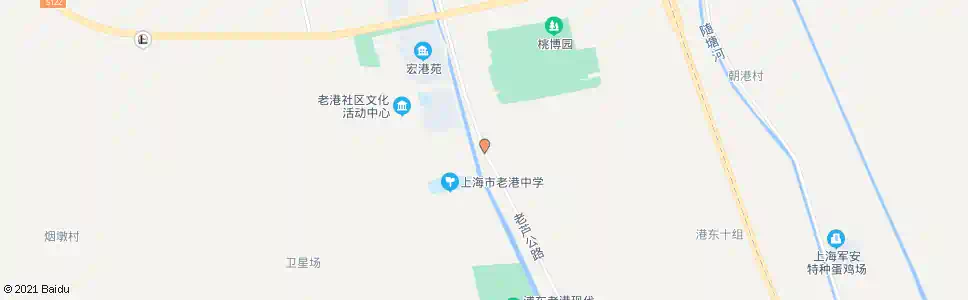 上海老港_公交站地图_上海公交_妙搜公交查询2025