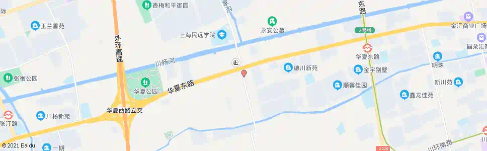 上海微捷路华夏东路_公交站地图_上海公交_妙搜公交查询2025