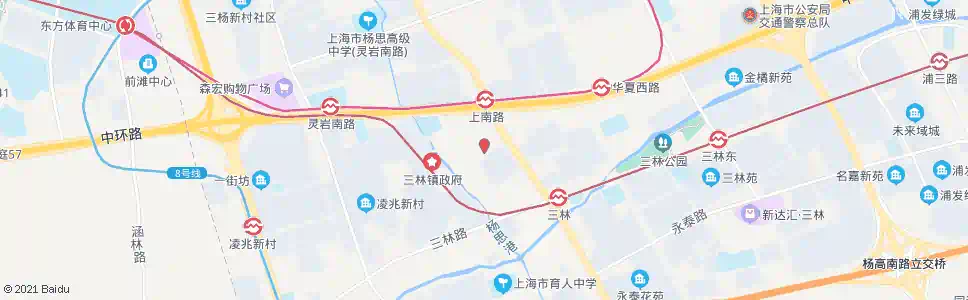 上海凌兆路上南路_公交站地图_上海公交_妙搜公交查询2025