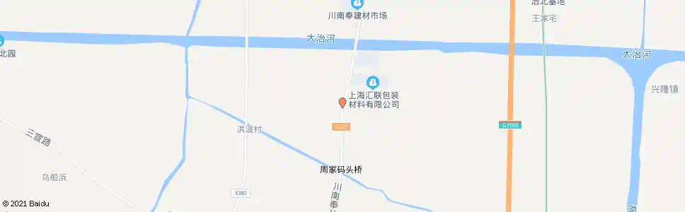 上海川南奉公路川治路_公交站地图_上海公交_妙搜公交查询2025