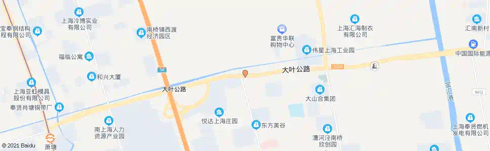 上海大叶公路望园路_公交站地图_上海公交_妙搜公交查询2025