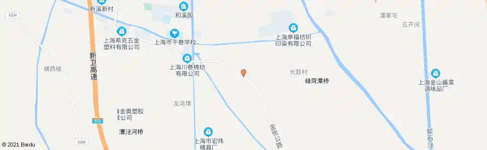 上海金石公路金张公路_公交站地图_上海公交_妙搜公交查询2025