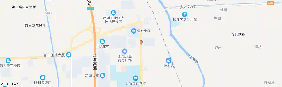上海车亭公路叶政路_公交站地图_上海公交_妙搜公交查询2025