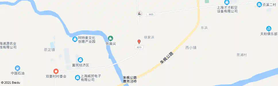 上海老朱枫公路茅练里村_公交站地图_上海公交_妙搜公交查询2025