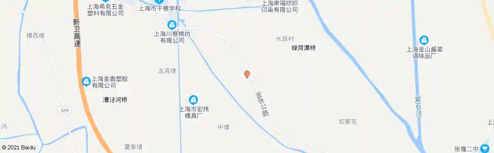上海龙跃村委_公交站地图_上海公交_妙搜公交查询2025