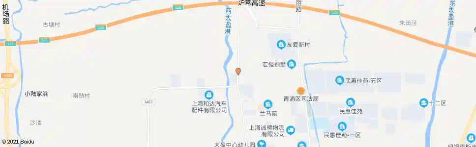 上海青赵公路大盈_公交站地图_上海公交_妙搜公交查询2025