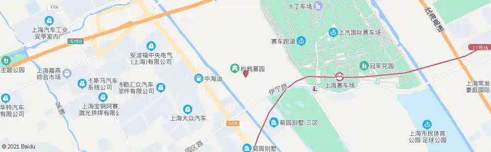 上海松鹤墓园_公交站地图_上海公交_妙搜公交查询2025