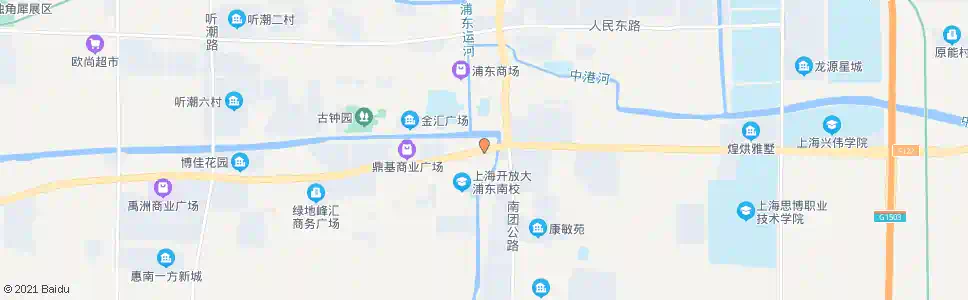 上海沪南公路荡湾桥_公交站地图_上海公交_妙搜公交查询2025