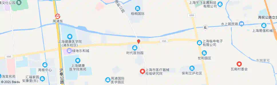 上海康新公路周祝公路_公交站地图_上海公交_妙搜公交查询2025