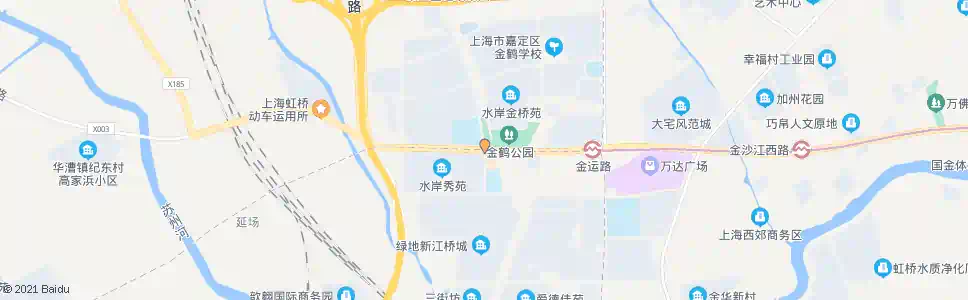 上海金沙江西路金耀路_公交站地图_上海公交_妙搜公交查询2025