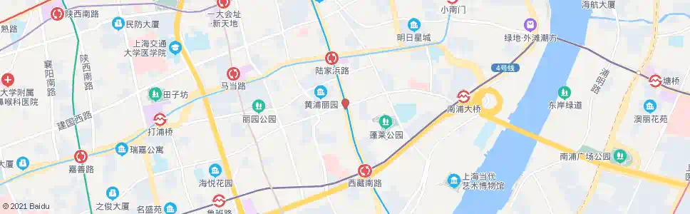 上海斜土东路西藏南路_公交站地图_上海公交_妙搜公交查询2025