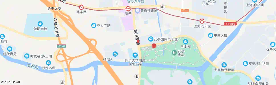 上海墨玉南路博园路_公交站地图_上海公交_妙搜公交查询2025