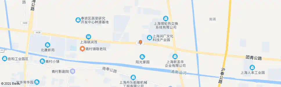 上海团青公路奉村路_公交站地图_上海公交_妙搜公交查询2025