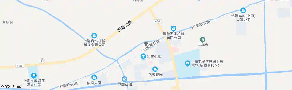 上海洪北村_公交站地图_上海公交_妙搜公交查询2025