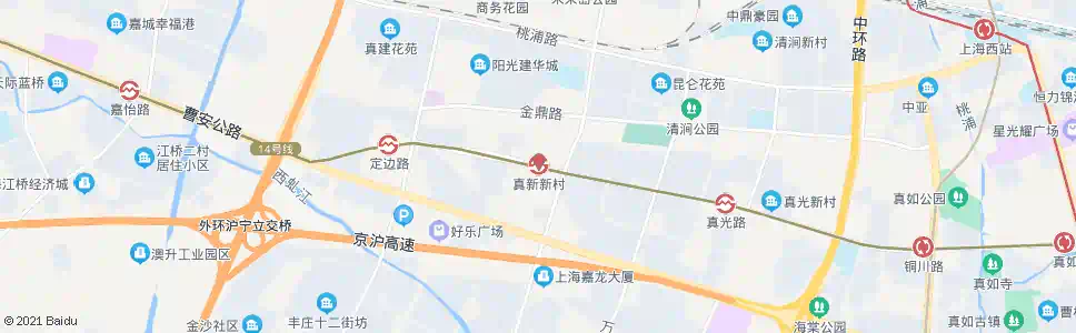 上海新新村_公交站地图_上海公交_妙搜公交查询2025