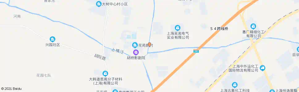 上海胡桥新街_公交站地图_上海公交_妙搜公交查询2025