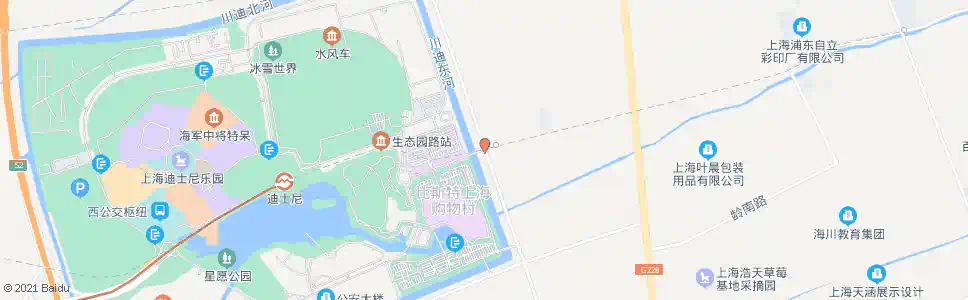 上海唐黄路学桥村_公交站地图_上海公交_妙搜公交查询2025