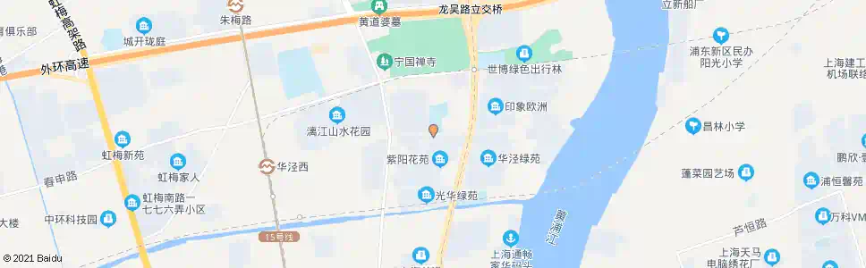 上海龙吟路华济路(紫阳花苑)_公交站地图_上海公交_妙搜公交查询2025