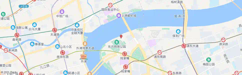 上海滨江大道东园路_公交站地图_上海公交_妙搜公交查询2025