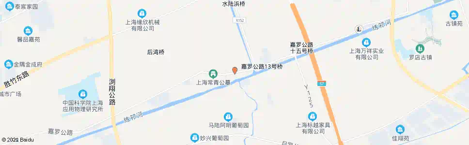 上海十二号桥_公交站地图_上海公交_妙搜公交查询2025