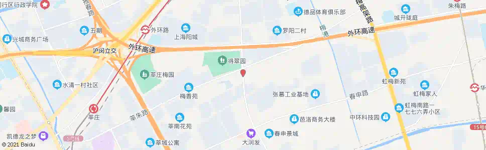 上海莲花南路高兴路_公交站地图_上海公交_妙搜公交查询2025
