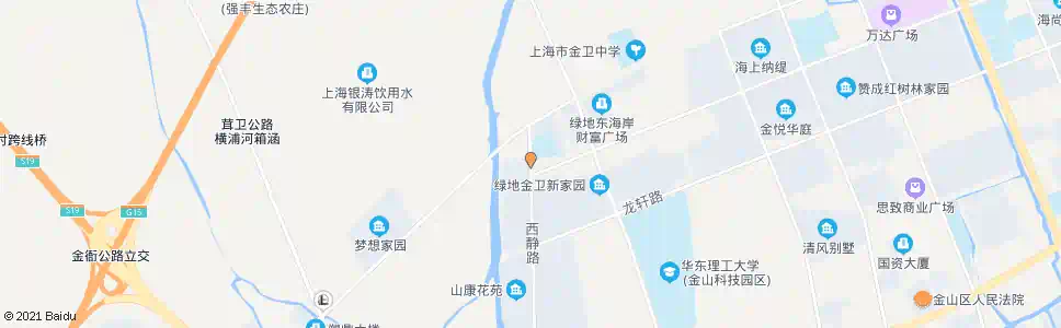 上海西静路龙航路_公交站地图_上海公交_妙搜公交查询2025