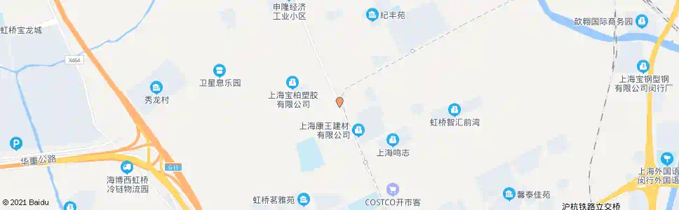 上海联友路纪宏路(八字桥)_公交站地图_上海公交_妙搜公交查询2025