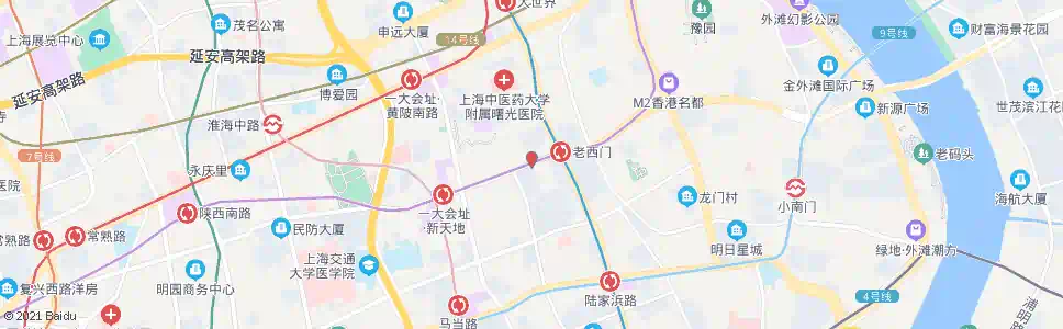 上海复兴中路吉安路_公交站地图_上海公交_妙搜公交查询2025