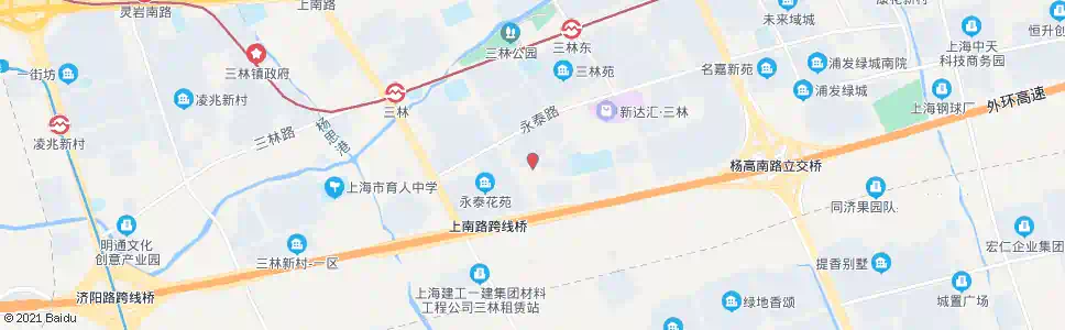 上海春延路三林城_公交站地图_上海公交_妙搜公交查询2025