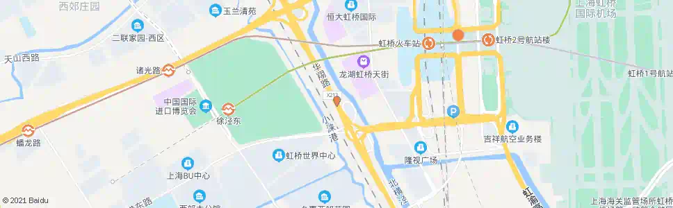 上海华翔路建虹路_公交站地图_上海公交_妙搜公交查询2025
