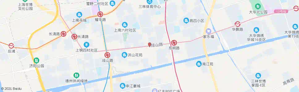 上海成山路云台路_公交站地图_上海公交_妙搜公交查询2025