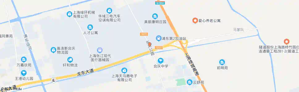 上海东川公路龙东大道_公交站地图_上海公交_妙搜公交查询2025