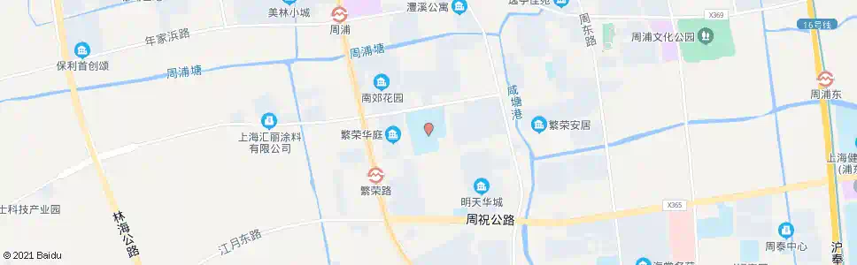 上海周浦中学_公交站地图_上海公交_妙搜公交查询2025