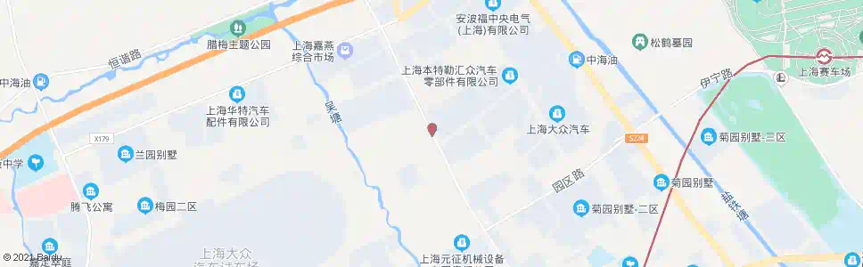 上海百安公路园福路_公交站地图_上海公交_妙搜公交查询2025