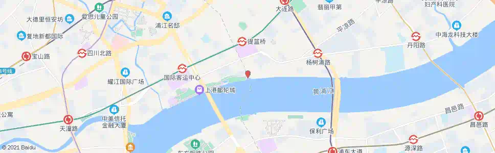 上海公平路渡口_公交站地图_上海公交_妙搜公交查询2025