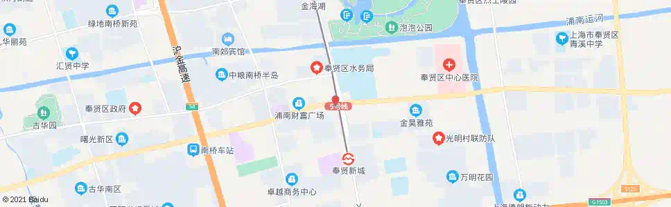 上海金海公路南奉公路_公交站地图_上海公交_妙搜公交查询2025