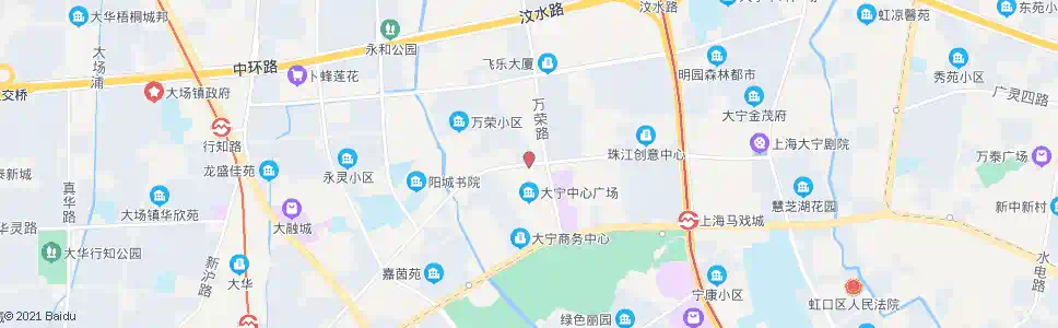 上海灵石路万荣路_公交站地图_上海公交_妙搜公交查询2025