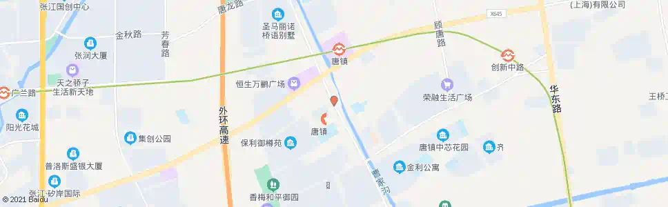 上海唐镇路唐陆路_公交站地图_上海公交_妙搜公交查询2025