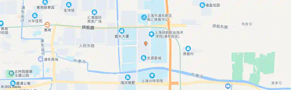 上海南汇大学城(人民东路学海路)_公交站地图_上海公交_妙搜公交查询2025
