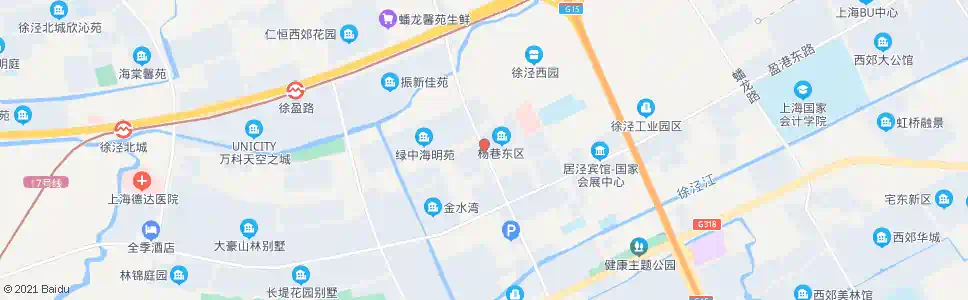 上海明珠路迮庵路(杨巷家苑)_公交站地图_上海公交_妙搜公交查询2025