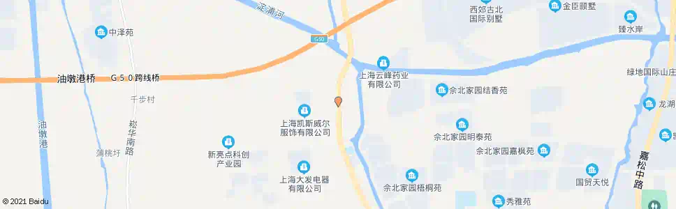 上海佘北公路高家路_公交站地图_上海公交_妙搜公交查询2025