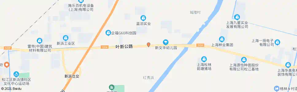上海五小村_公交站地图_上海公交_妙搜公交查询2025