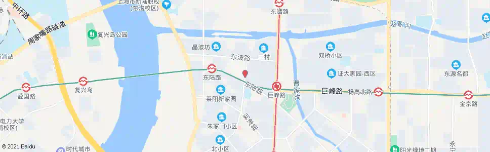上海莱阳路东陆路_公交站地图_上海公交_妙搜公交查询2025